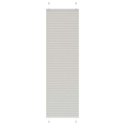 Tenda Plissettata Grigio Chiaro 55x200 cm Larghezza Tessuto | homemem39