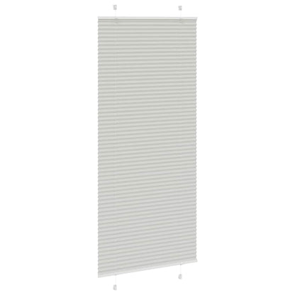 Tenda Plissettata Grigio Chiaro 90x200 cm Larghezza Tessuto | homemem39