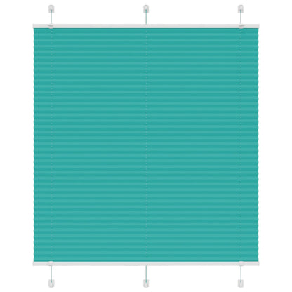 Tenda Plissettata Verde petrolio 120x150 cm Larghezza Tessuto