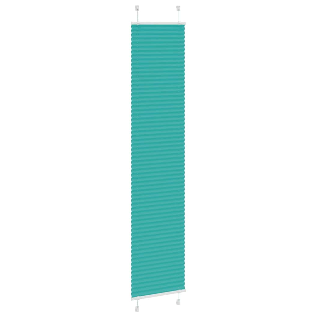 Tenda Plissettata Verde petrolio 50x200 cm Larghezza Tessuto | homemem39