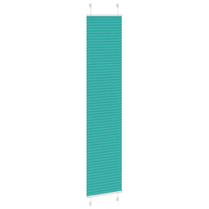 Tenda Plissettata Verde petrolio 50x200 cm Larghezza Tessuto | homemem39