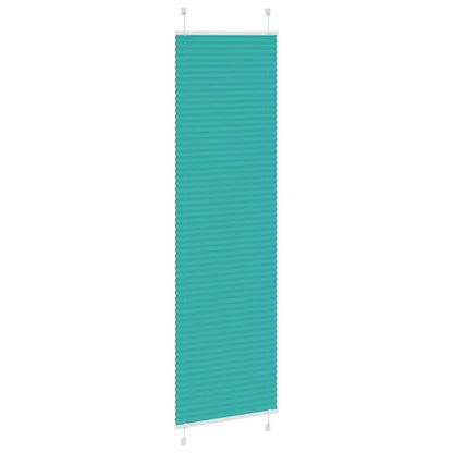 Tenda Plissettata Verde petrolio 55x200 cm Larghezza Tessuto