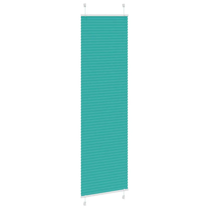 Tenda Plissettata Verde petrolio 65x200 cm Larghezza Tessuto