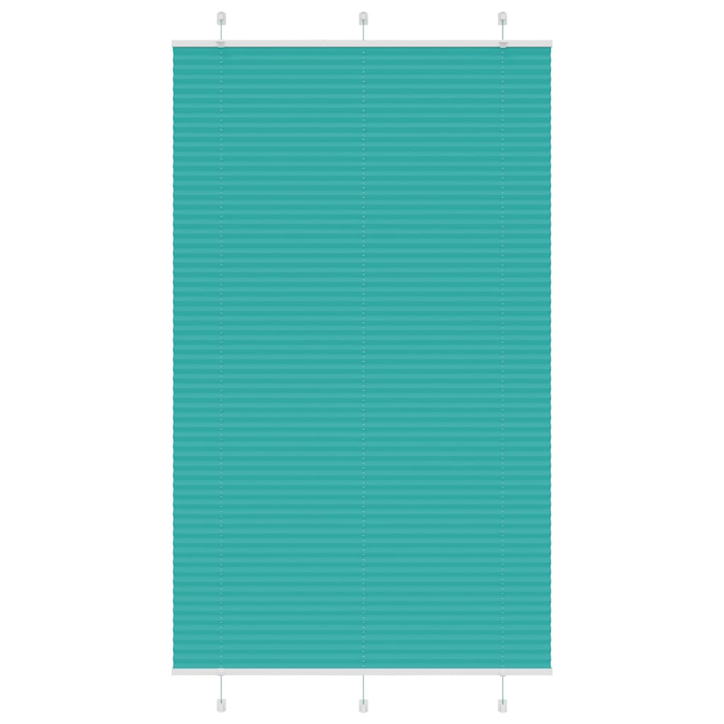 Tenda Plissettata Verde petrolio 120x200 cm Larghezza Tessuto