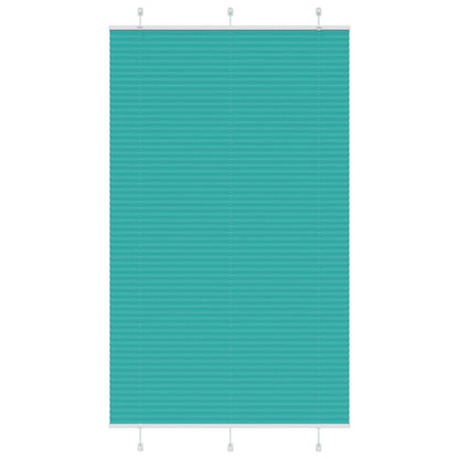 Tenda Plissettata Verde petrolio 120x200 cm Larghezza Tessuto