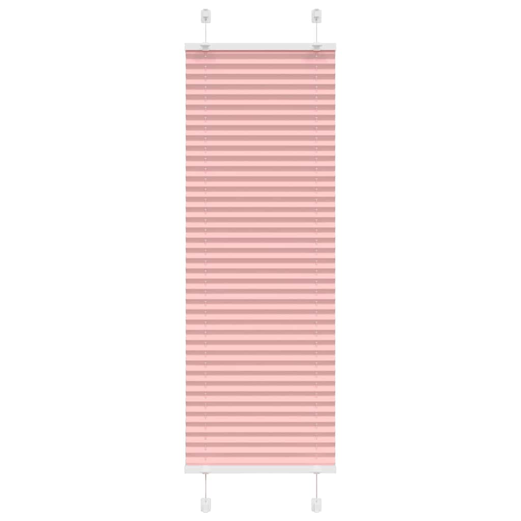 Tenda Plissettata Rosa 45x100 cm Larghezza Tessuto 44,4 cm