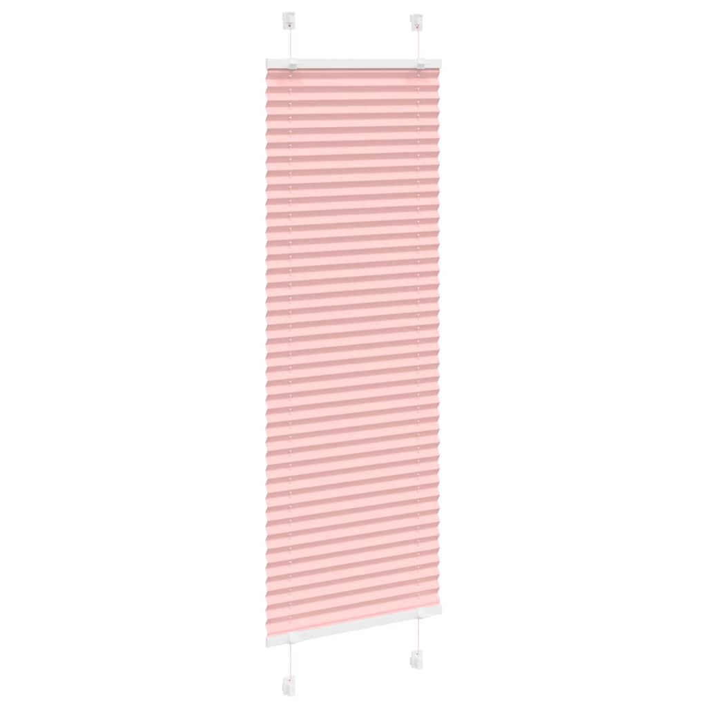 Tenda Plissettata Rosa 45x100 cm Larghezza Tessuto 44,4 cm