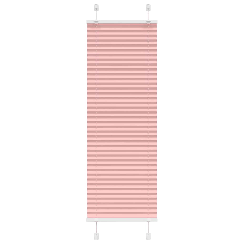 Tenda Plissettata Rosa 50x100 cm Larghezza Tessuto 49,4 cm