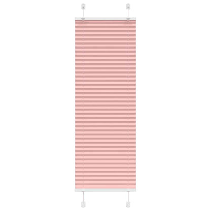 Tenda Plissettata Rosa 50x100 cm Larghezza Tessuto 49,4 cm