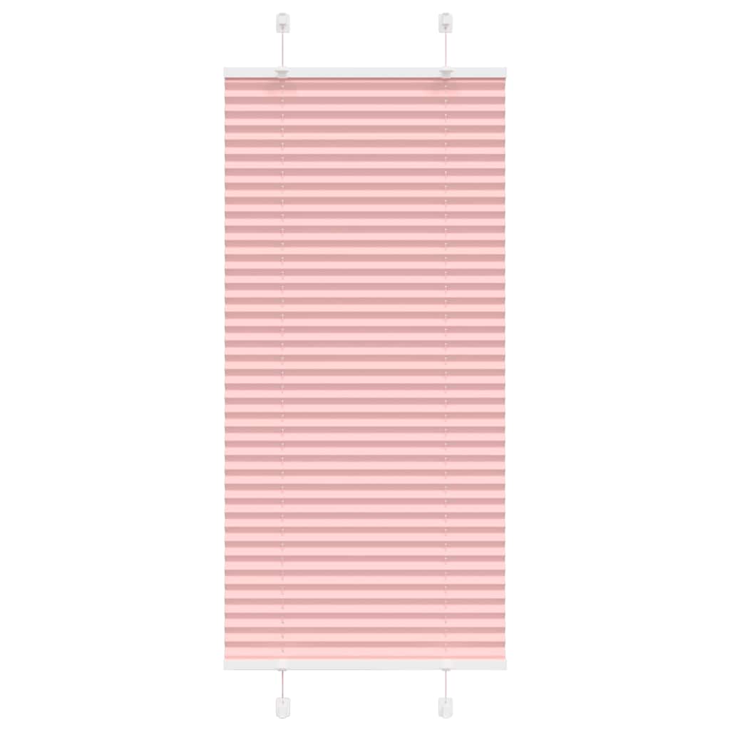 Tenda Plissettata Rosa 55x100 cm Larghezza Tessuto 54,4 cm