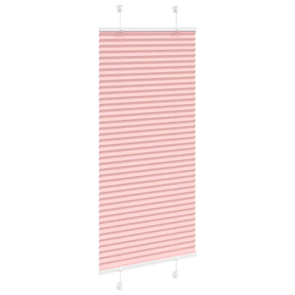 Tenda Plissettata Rosa 55x100 cm Larghezza Tessuto 54,4 cm | homemem39