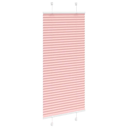 Tenda Plissettata Rosa 55x100 cm Larghezza Tessuto 54,4 cm | homemem39