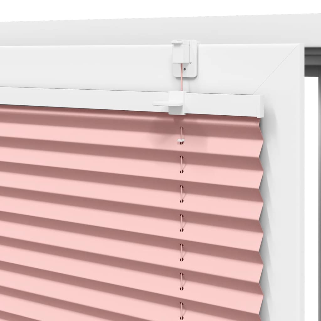 Tenda Plissettata Rosa 55x100 cm Larghezza Tessuto 54,4 cm | homemem39