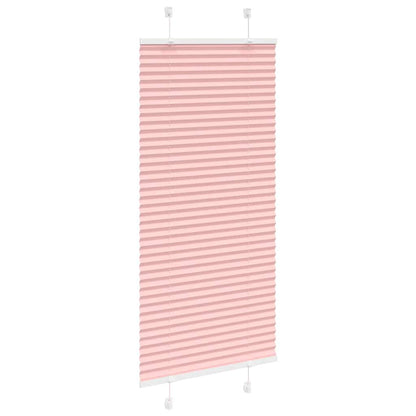 Tenda Plissettata Rosa 65x100 cm Larghezza Tessuto 64,4 cm | homemem39