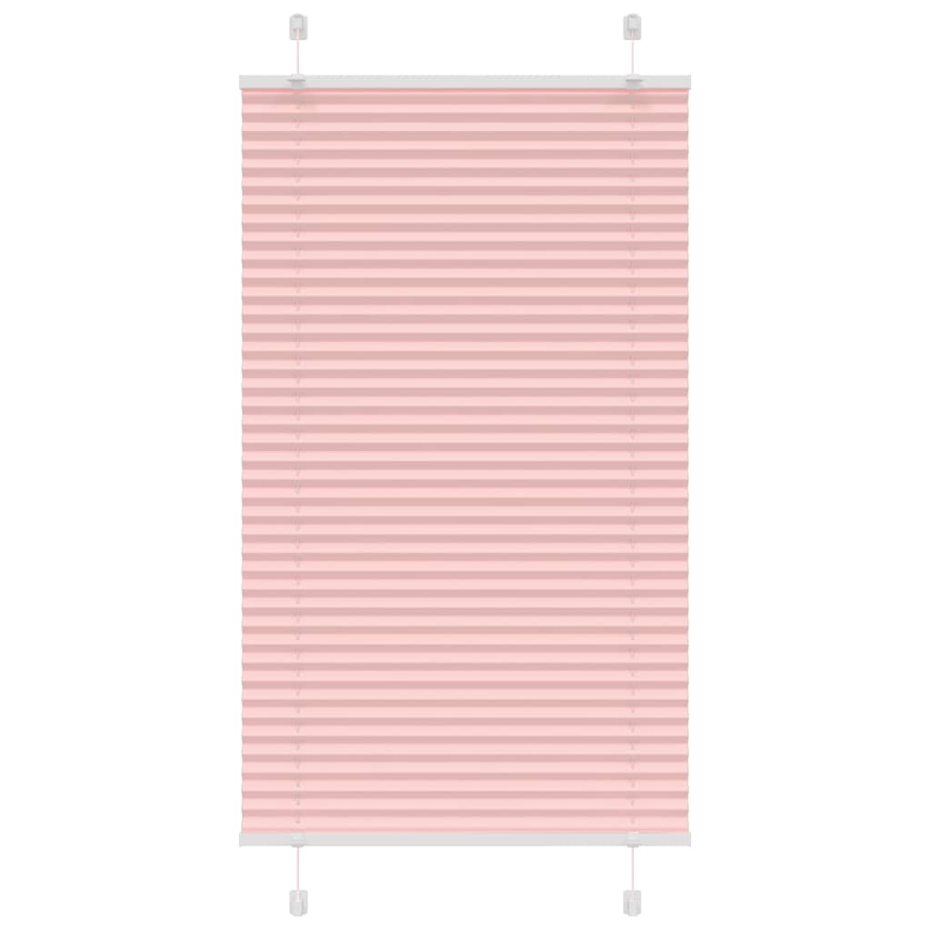 Tenda Plissettata Rosa 75x100 cm Larghezza Tessuto 74,4 cm