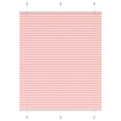 Tenda Plissettata Rosa 110x100 cm Larghezza Tessuto 109,4 cm