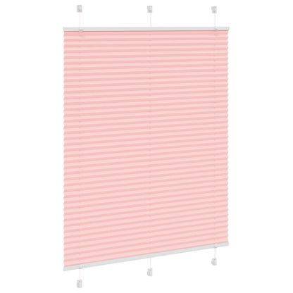 Tenda Plissettata Rosa 110x100 cm Larghezza Tessuto 109,4 cm