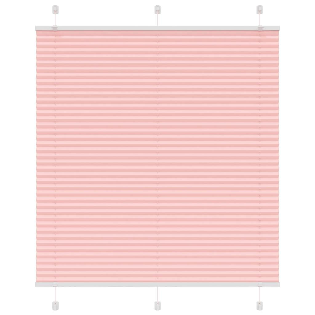 Tenda Plissettata Rosa 120x100 cm Larghezza Tessuto 119,4 cm