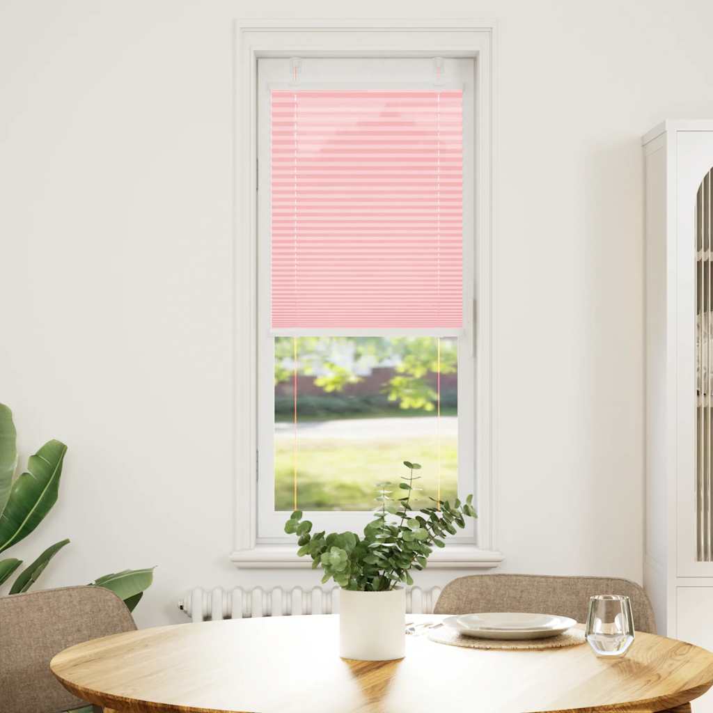 Tenda Plissettata Rosa 45x150 cm Larghezza Tessuto 44,4 cm