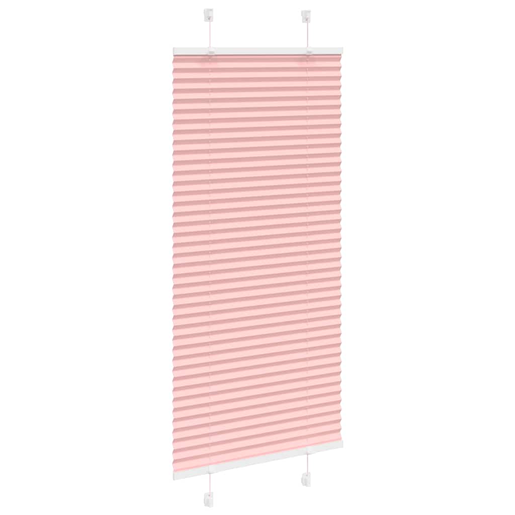 Tenda Plissettata Rosa 65x150 cm Larghezza Tessuto 64,4 cm
