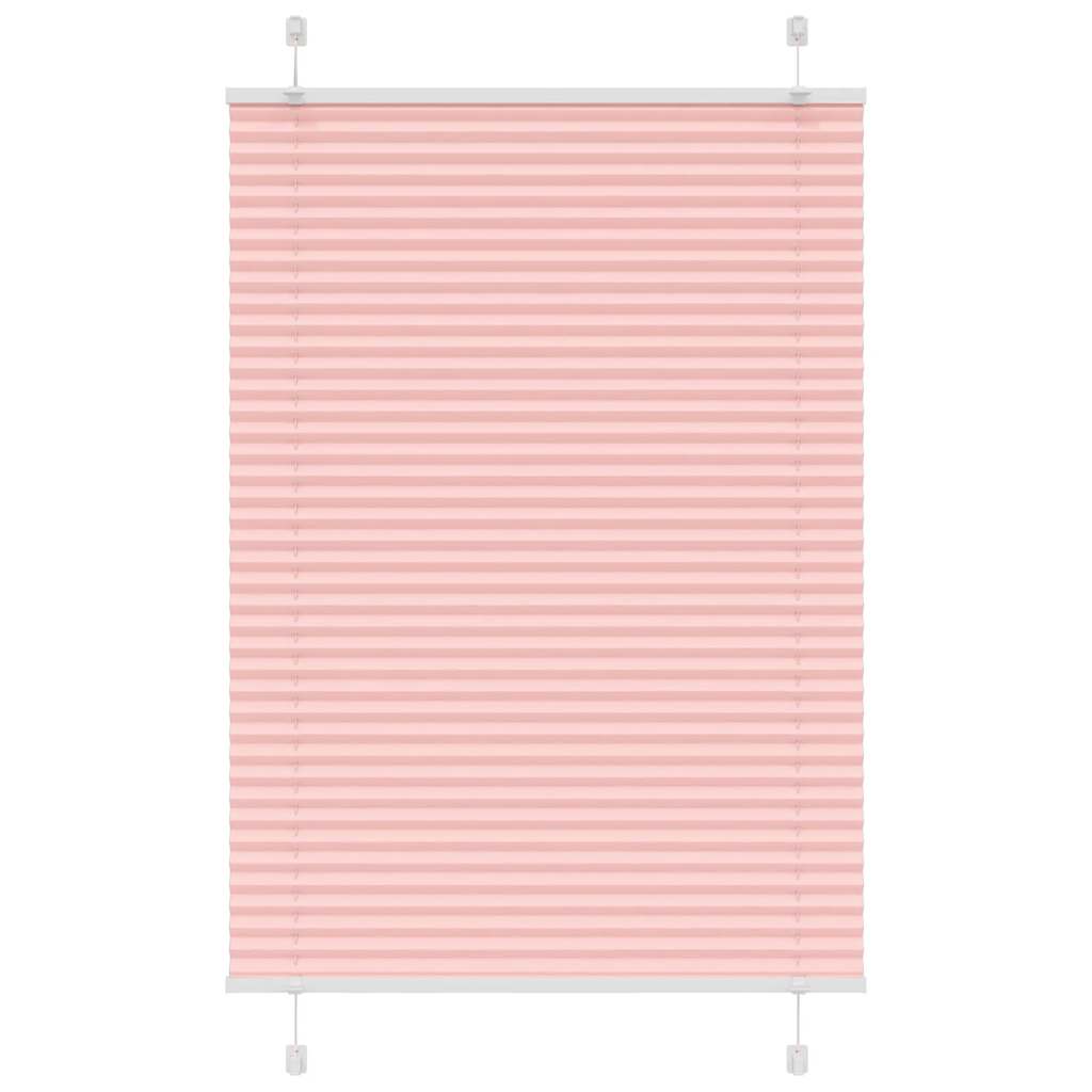Tenda Plissettata Rosa 95x150 cm Larghezza Tessuto 94,4 cm