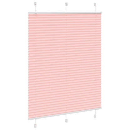 Tenda Plissettata Rosa 105x150 cm Larghezza Tessuto 104,4 cm