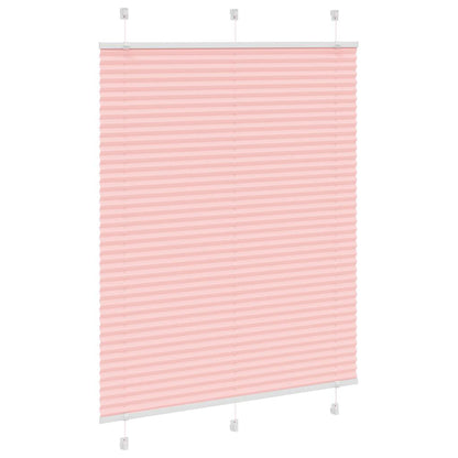 Tenda Plissettata Rosa 110x150 cm Larghezza Tessuto 109,4 cm