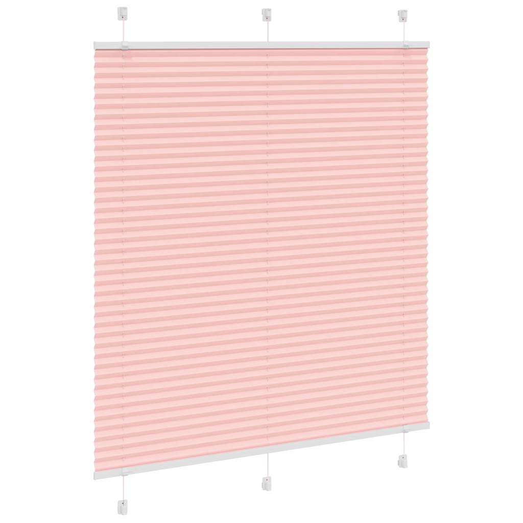 Tenda Plissettata Rosa 115x150 cm Larghezza Tessuto 114,4 cm | homemem39