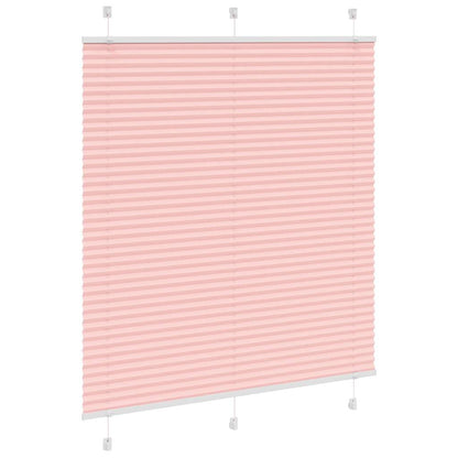 Tenda Plissettata Rosa 115x150 cm Larghezza Tessuto 114,4 cm | homemem39