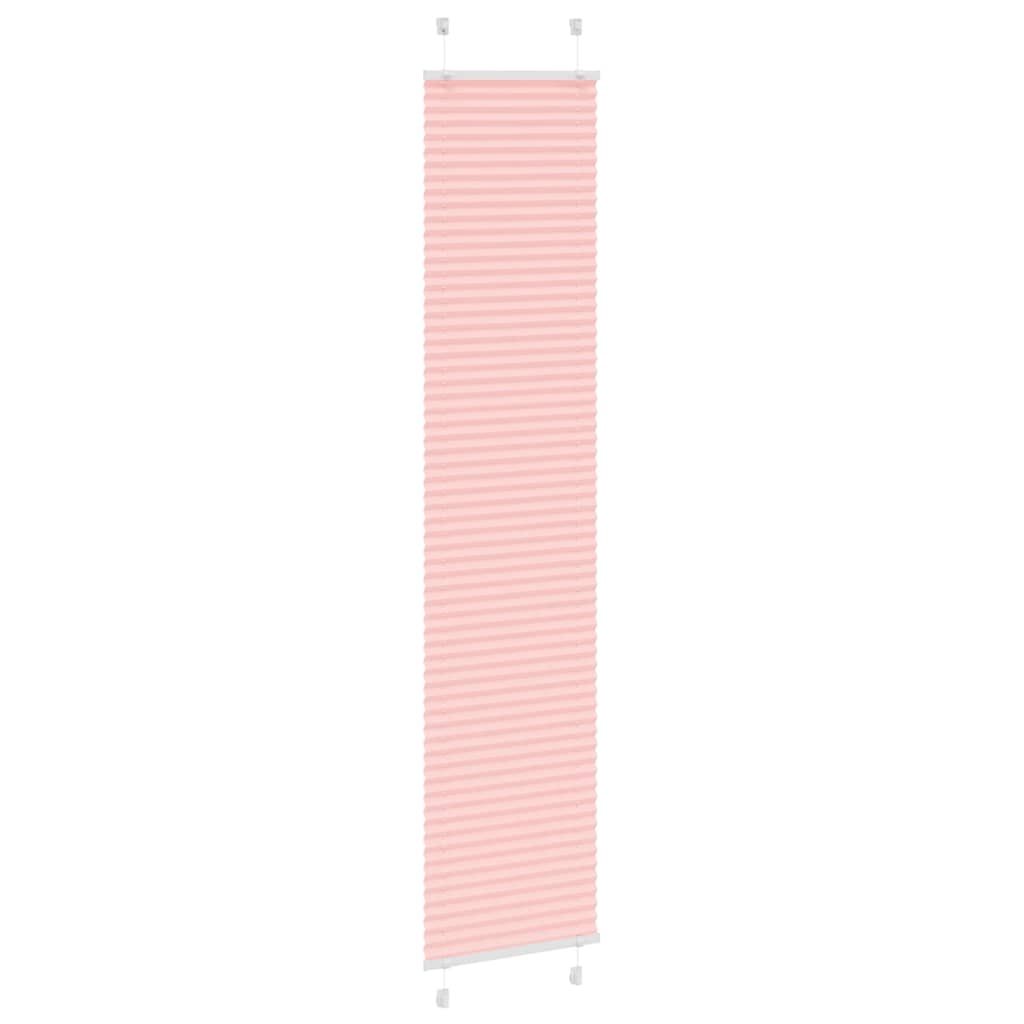 Tenda Plissettata Rosa 45x200 cm Larghezza Tessuto 44,4 cm | homemem39