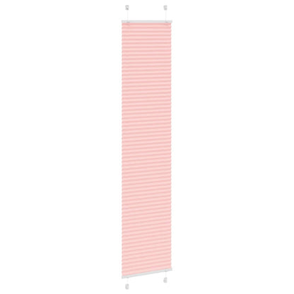 Tenda Plissettata Rosa 45x200 cm Larghezza Tessuto 44,4 cm