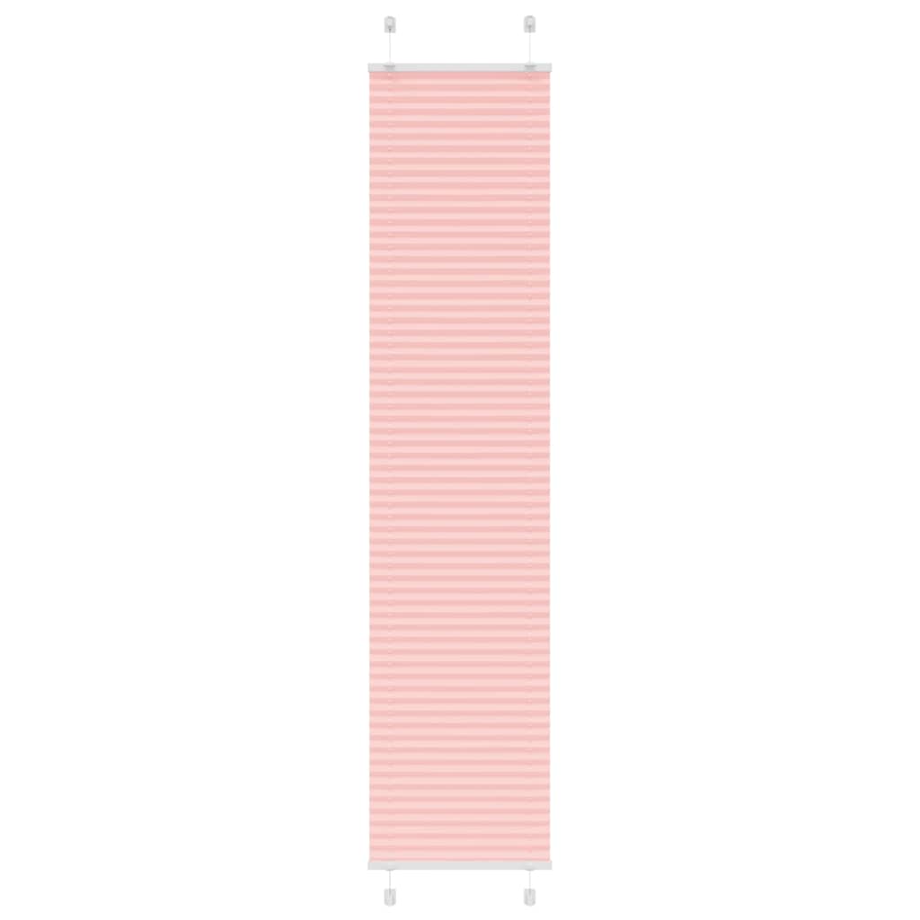 Tenda Plissettata Rosa 50x200 cm Larghezza Tessuto 49,4 cm