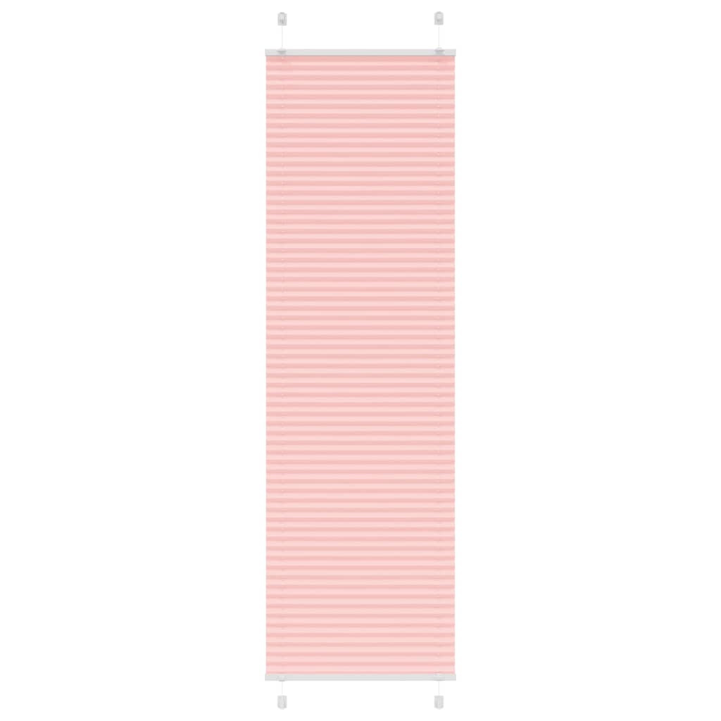 Tenda Plissettata Rosa 55x200 cm Larghezza Tessuto 54,4 cm