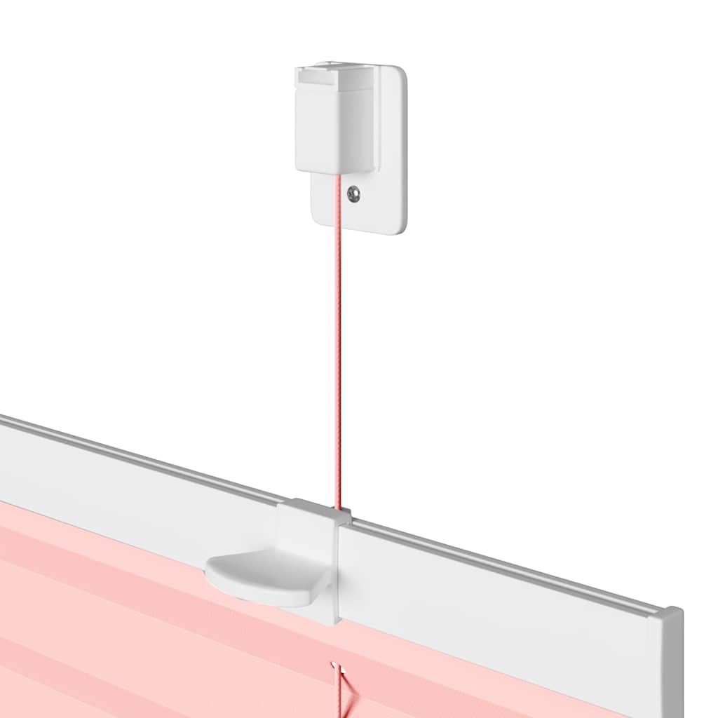 Tenda Plissettata Rosa 55x200 cm Larghezza Tessuto 54,4 cm | homemem39