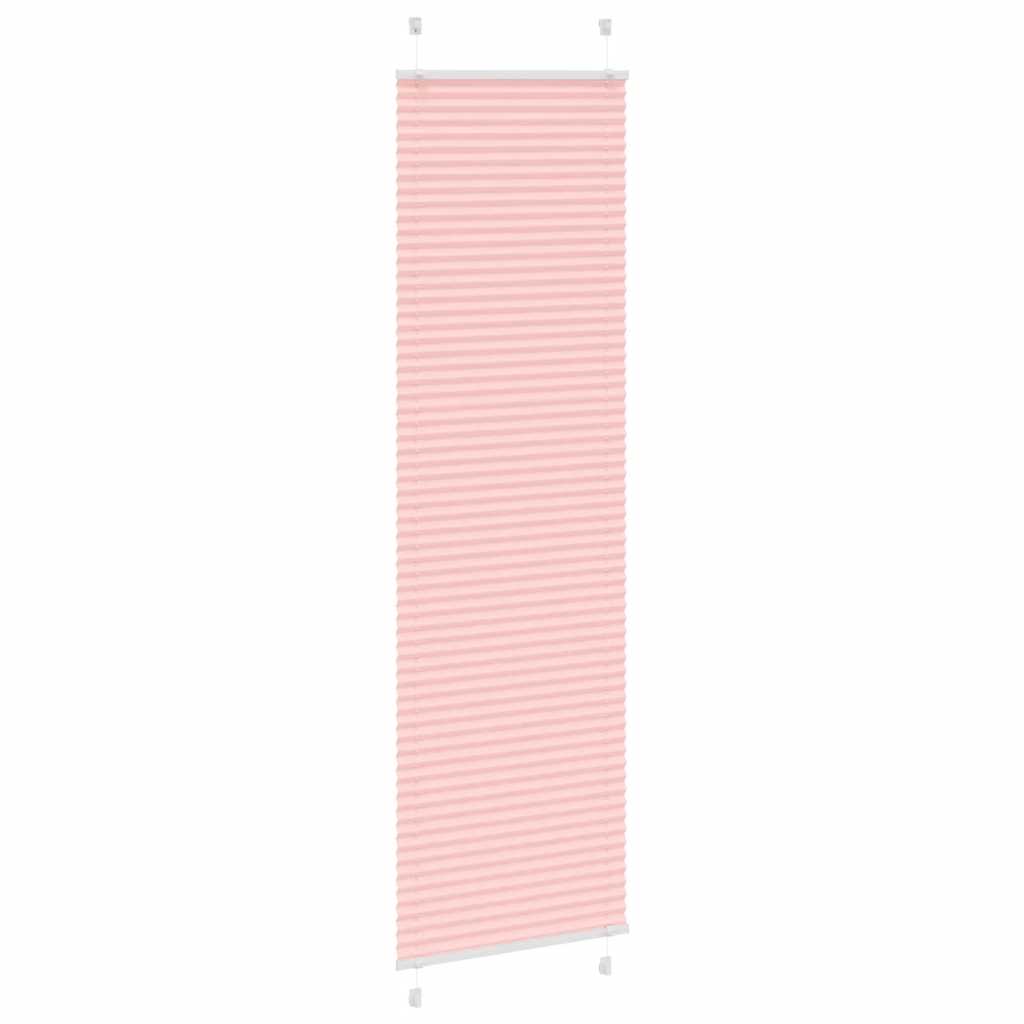 Tenda Plissettata Rosa 65x200 cm Larghezza Tessuto 64,4 cm | homemem39