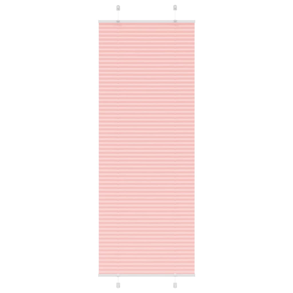 Tenda Plissettata Rosa 80x200 cm Larghezza Tessuto 79,4 cm
