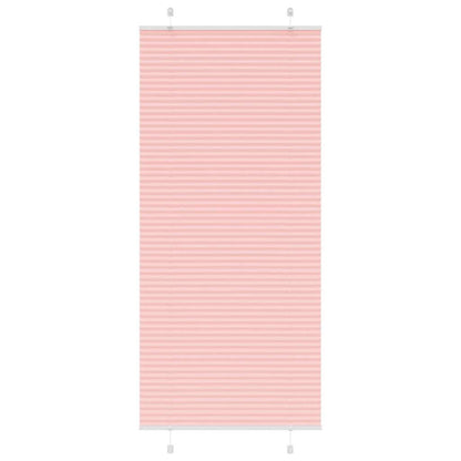 Tenda Plissettata Rosa 85x200 cm Larghezza Tessuto 84,4 cm