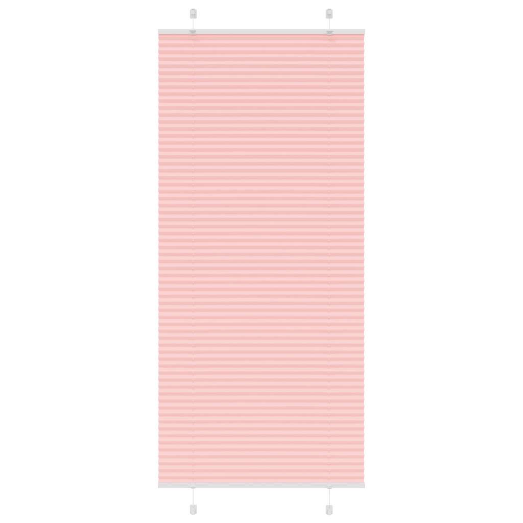 Tenda Plissettata Rosa 90x200 cm Larghezza Tessuto 89,4 cm