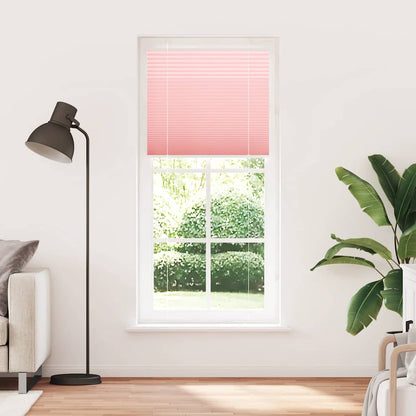 Tenda Plissettata Rosa 95x200 cm Larghezza Tessuto 94,4 cm
