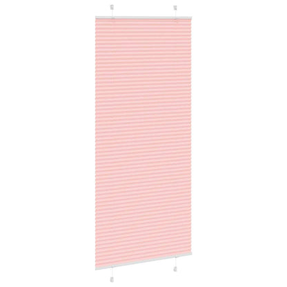 Tenda Plissettata Rosa 100x200 cm Larghezza Tessuto 99,4 cm