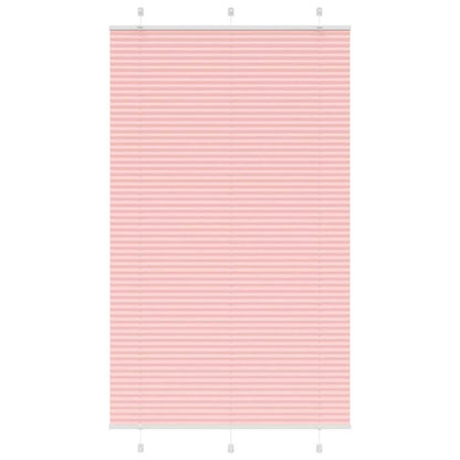 Tenda Plissettata Rosa 115x200 cm Larghezza Tessuto 114,4 cm