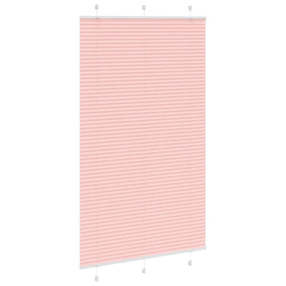 Tenda Plissettata Rosa 120x200 cm Larghezza Tessuto 119,4 cm