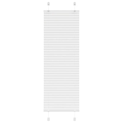 Tenda Plissettata Bianca 40x100 cm Larghezza Tessuto 39,4 cm