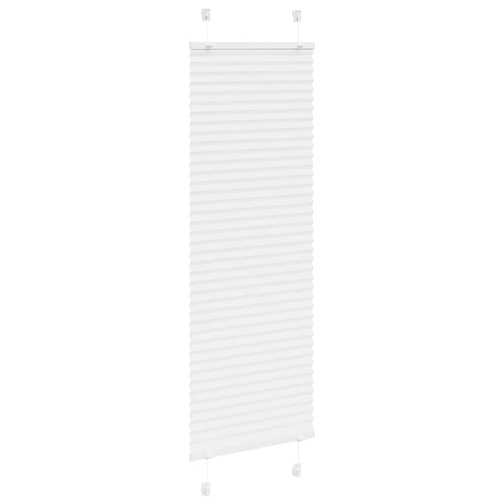 Tenda Plissettata Bianca 40x100 cm Larghezza Tessuto 39,4 cm | homemem39