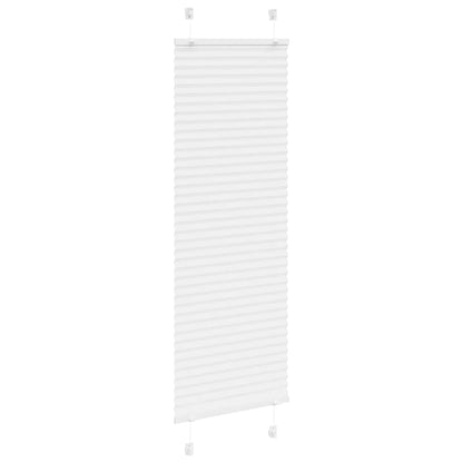 Tenda Plissettata Bianca 40x100 cm Larghezza Tessuto 39,4 cm