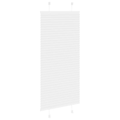 Tenda Plissettata Bianca 55x100 cm Larghezza Tessuto 54,4 cm | homemem39