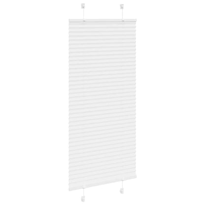 Tenda Plissettata Bianca 65x100 cm Larghezza Tessuto 64,4 cm | homemem39