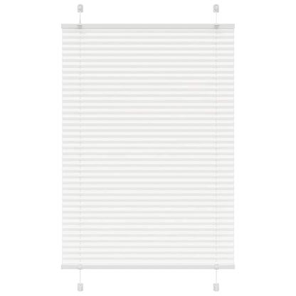 Tenda Plissettata Bianca 85x100 cm Larghezza Tessuto 84,4 cm