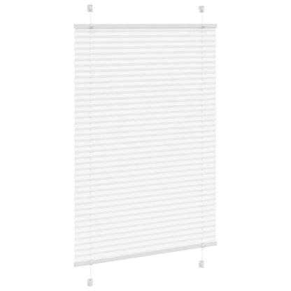 Tenda Plissettata Bianca 85x100 cm Larghezza Tessuto 84,4 cm | homemem39