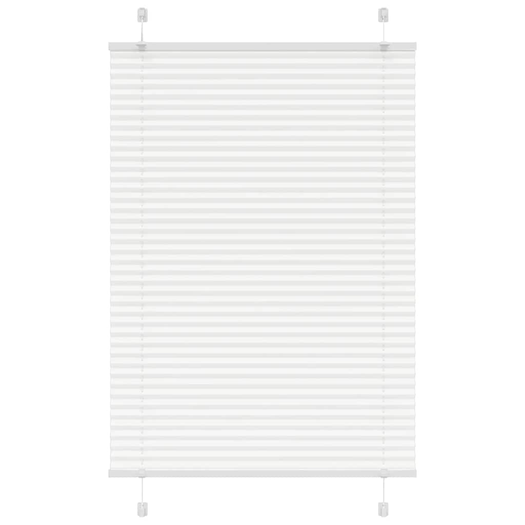 Tenda Plissettata Bianca 95x100 cm Larghezza Tessuto 94,4 cm